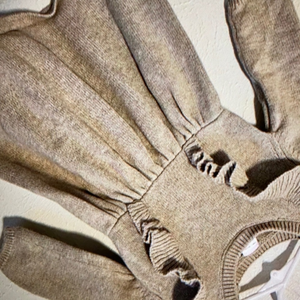 Girls casual knit sweater dress